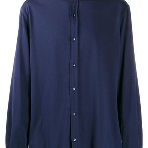 Camisa de textura suave Brunello Cucinelli de hombre de color Azul