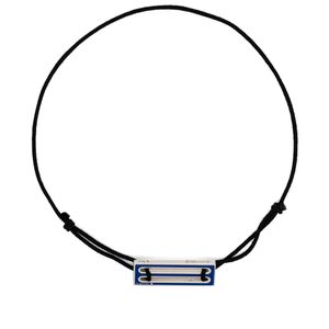 Le Gramme Metallic Lacquered Cord Bracelet 2,5G