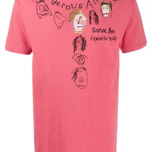 メンズ Vivienne Westwood グラフィック Tシャツ ピンク
