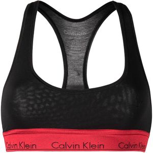 Calvin Klein ロゴトリム スポーツブラ ブラック