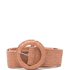 Becksöndergaard Pink Zia Woven Round-Buckle Belt