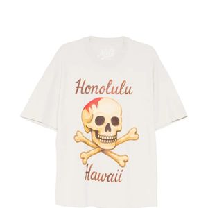 Melt White Graphic T-Shirt for men