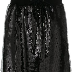 Alberta Ferretti スパンコール スカート ブラック