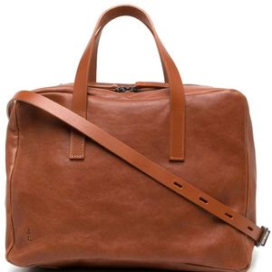 Ally Capellino Brown Jago Bowler Calvet Leather Bag