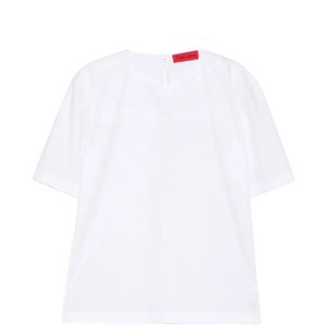 Thelatest White Dean Short-Sleeve Top