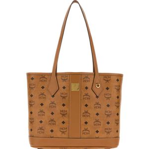 MCM Brown Liz Vi Tote Bag