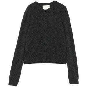 Lisa Yang Black Karia Fine-Knit Cashmere Cardigan