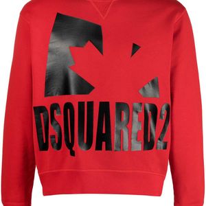 DSquared² Sweatshirt mit Logo-Print in Rot für Herren