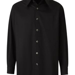 Willy Chavarria Black Cotton Shirt for men