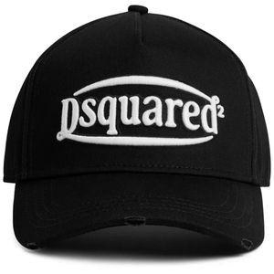 DSquared² Black Logo Baseball Cap for men