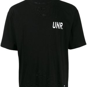 メンズ Unravel Project Project Lax Tシャツ ブラック