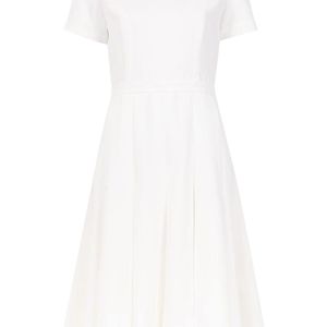 Pleated Spezzia dress Olympiah en coloris Blanc