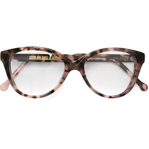 Cutler & Gross Brown Cat Eye Frame Glasses