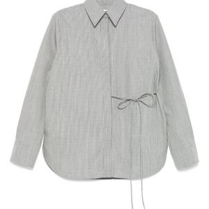 Jil Sander Grey Checked Shirt