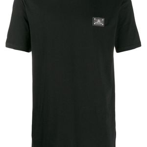 メンズ Philipp Plein ロングライン Tシャツ ブラック