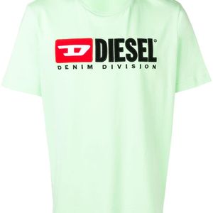 メンズ DIESEL 90's ロゴ Tシャツ グリーン