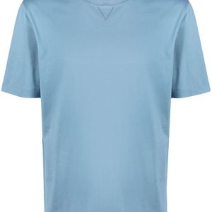 T-shirt a girocollo di Brunello Cucinelli in Blu da Uomo