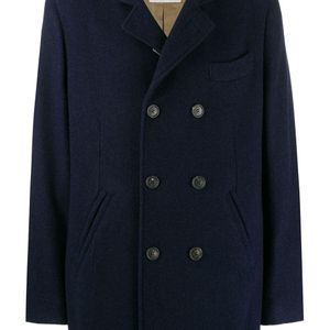 メンズ Brunello Cucinelli カシミア コート ブルー