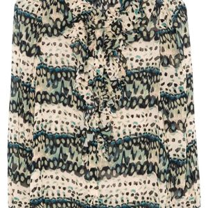 Ulla Johnson Green Clio Blouse