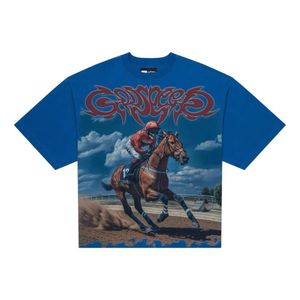 Godspeed Blue Thoroughbred T-Shirt for men