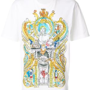 メンズ Versace Greek プリントtシャツ ホワイト
