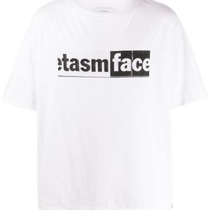 メンズ Facetasm ロゴ Tシャツ ホワイト