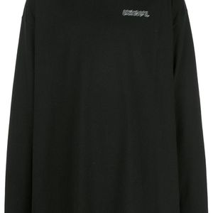 メンズ Unravel Project ロゴ スウェットシャツ ブラック