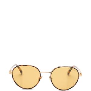 Tom Ford Metallic Round-Frame Sunglasses