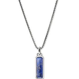 John Hardy Metallic Lapis Lazuli Pendant Necklace for men