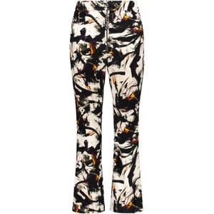 Ellery White Abstract-Print Trousers