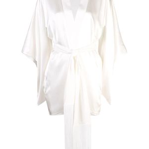 Kimono con cintura di Kiki de Montparnasse in Bianco
