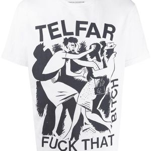 メンズ Telfar グラフィック Tシャツ ホワイト