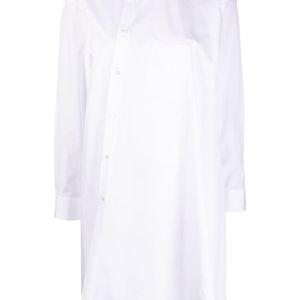 Camicia asimmetrica di Comme des Garçons in Bianco