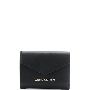 Lancaster フラップ財布 ブラック