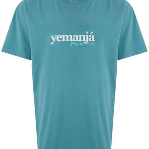 メンズ Osklen Yemanja Type Tシャツ ブルー