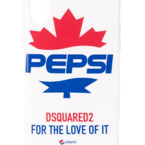 メンズ DSquared² Pepsi Iphone X ケース ホワイト