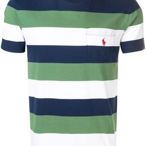 メンズ Polo Ralph Lauren ストライプ ロゴtシャツ