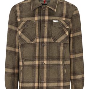 Fay Green Check-Pattern Shirt for men