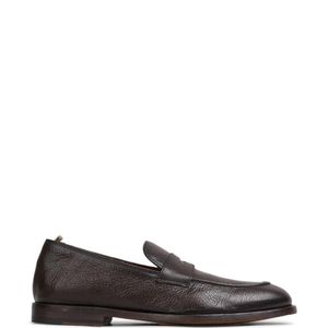Officine Creative White Grainy-Leather Loafers for men