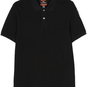 Parajumpers Black Gangapuma Polo Shirt for men