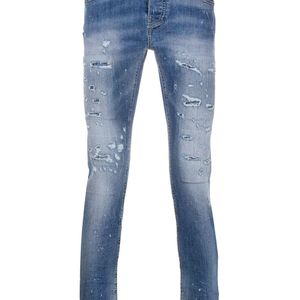 Frankie Morello Skinny Jeans in het Blauw voor heren