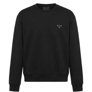 Prada Black Crew-Neck Sweatshirt for men