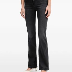 Patrizia Pepe Black Logo-Motif Jeans