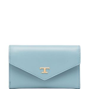 Tod's フラップ財布 ブルー