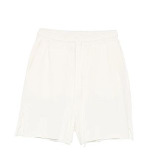 Thom Krom White Drawstring Track Shorts for men