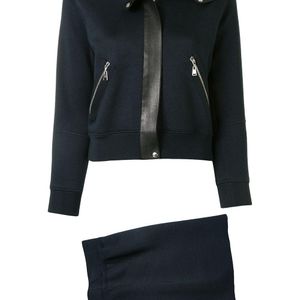 Tailleur-jupe à détails de zips Louis Vuitton en coloris Bleu