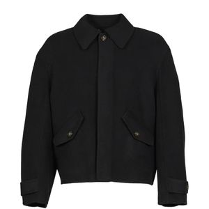 Séfr Black Brushed Wool Jacket for men