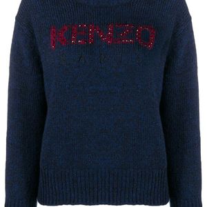 KENZO デコラティブ セーター ブルー