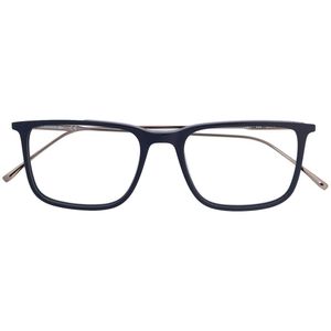 メンズ Lacoste スクエア眼鏡フレーム ブルー