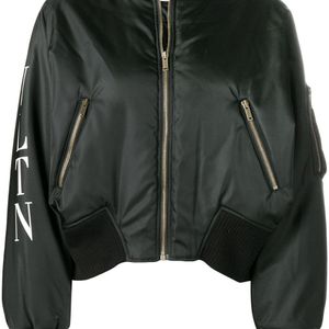 Valentino Vltn ボンバージャケット ブラック